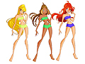 Winx Club, da igrajo na spletu