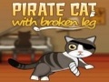 Pirate Cat Z zlomljeno nogo, da igrajo na spletu