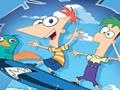 Phineas in Ferb na Snowboarding: Sestavljanke, da igrajo na spletu